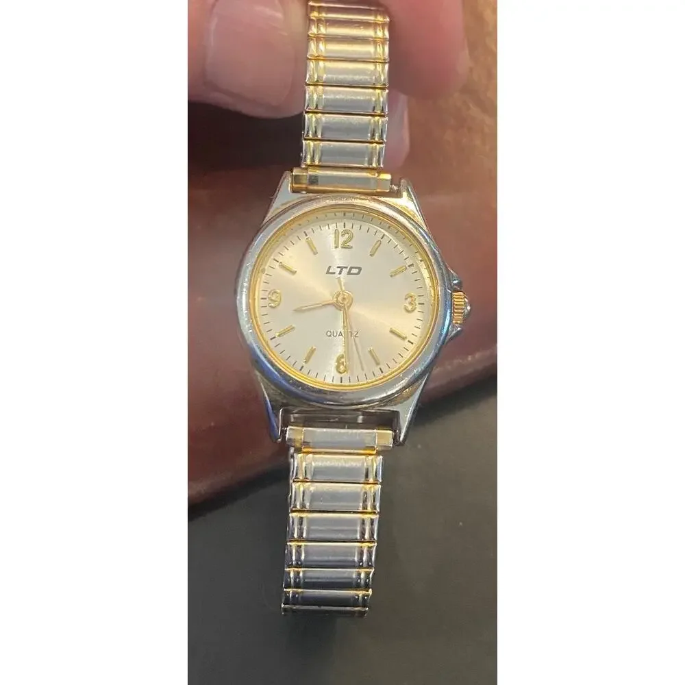 Women's Two Tone LTD 25mm Watch, Quartz, Expanding Band